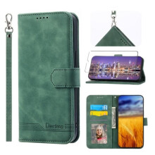 Tempered Glass Screen Protector + Case for Samsung Galaxy S20 FE/S20 lite 6.5", Card Holder, Magnetic Closure, Wallet Case for Mobile