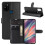 Wiko View5 Case - Black PU Leather with Shockproof Protection, Stand Function, and Phone Pouch 1