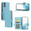 Flip PU Leather Phone Case for Oppo A17 - Blue 1