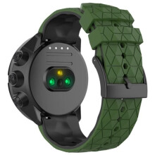 Λουράκι για Suunto 9 - Suunto 9 Baro - Spartan Sport Wrist HR - Traverse 24mm Band Quick Release, Πράσινο/Μαύρο
