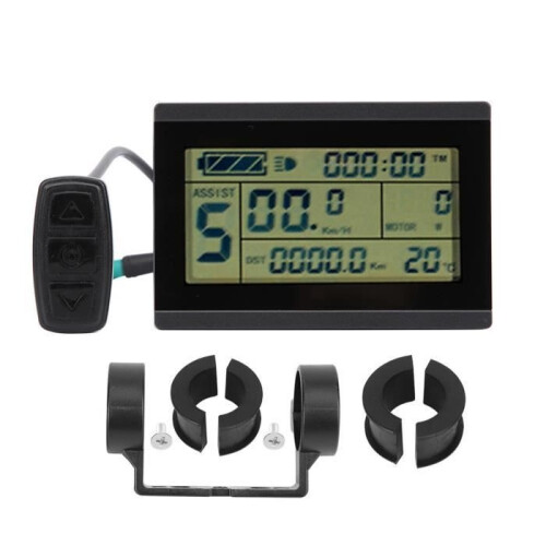 Όργανο LCD - KT - KT-LCD3U - Αδιάβροχο - Συμβατό με 24V-36V-48V - Οθόνη με οπίσθιο φωτισμό