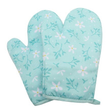 Microwave oven gloves, microwave oven gloves, polka dot oven gloves, heat-resistant pan cushion