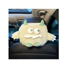 Hanging car tissue box, creative cartoon design, portable multifunctional car decoration
