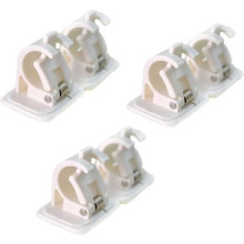 Set of 2-4-6 self-adhesive curtain rod hooks, curtain rod fixing hooks, wall brackets [559]
