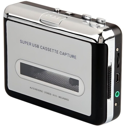 Marchelec USB Cassette Player/MP3 Converter - Silver