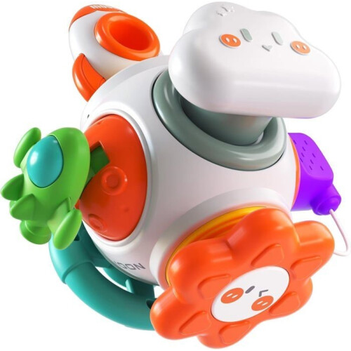 Activity Cube - KCVV - 6 in 1 - Montessori - Sensory - Motor Skills Development