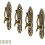 Curtain Tiebacks - Retro - 4 Pcs - Zinc Alloy - Decorative - Versatile 1