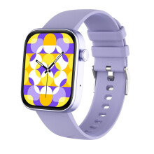 (Purple) Smartwatch Men Health Monitoring IP68 Waterproof Smart Notifications Voice Assistant Smart Watch Women