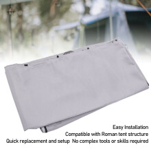 Grey Canopy Sidewalls Heavy Duty UV50+