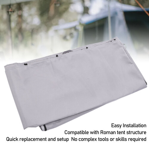 Grey Canopy Sidewalls Heavy Duty UV50+