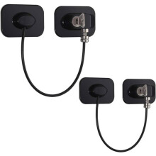 Window Restrictor - LARGEIGHT - Pack of 2 - PVC - Stainless Steel Cable - Child Safety