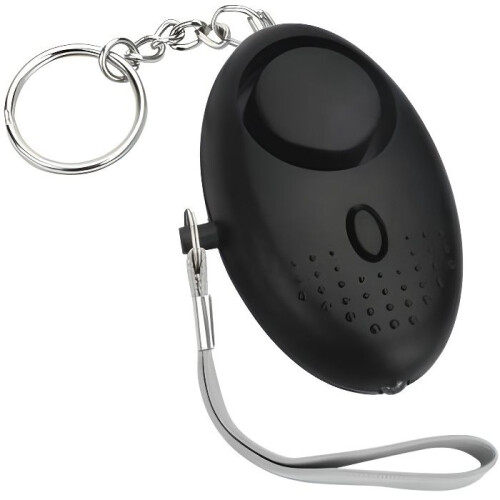 GETEK 130 dB Personal Alarm with Flashlight and Keyring — Compact 456725 mm