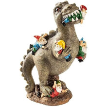 Garden Gnome Dinosaur Statue - Garden Decoration - Weight 300g - Color A - Material: Resin