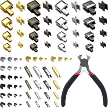 81-teiliges Reißverschluss Reparatur Set mit Zange - Ersatz Reißverschlusszipper und Schieber