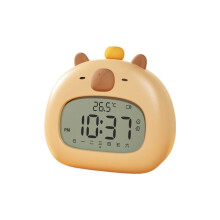 Capybara LED Night Light, Cute Alarm Clock, USB Powered, Timer, Desk Decoration, Ornament, Gift for Children