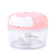 Manual kitchen grinder, crusher, press, meat grinder, fruit and vegetable tool, dumpling gadget, hot, household - Pink [A48158]