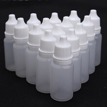 50PCS 10ml Empty Plastic Dropper Bottles for Eye Liquid Safety