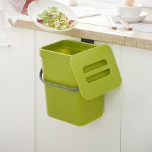 TBEST 3L White Kitchen Composter - Foldable and Portable Design