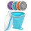 Collapsible Cup - Camping - 4 Pieces - Silicone - Reusable - BPA Free 1
