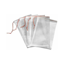 Pack of 100 reusable nylon insect netting bags for fruit and plant protection in the garden, various colors, Large