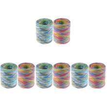 8Rouleaux Ruban Raphia Artisanat Cadeau Couleur Assortie