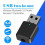 USB Bluetooth 5.0 Music Transmitter Receiver Dongle Adapter for Car, PC, TV 1