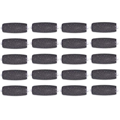 Replacement Rollers - Scholl - Velvet Smooth - Extra Rough - Pack of 20 - For Pedicure