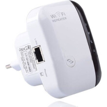 WiFi Repeater Amplifier, 300 Mbps 2.4G WiFi Extender with AP/Repeater and WPS Function, with RJ45 Network Cable