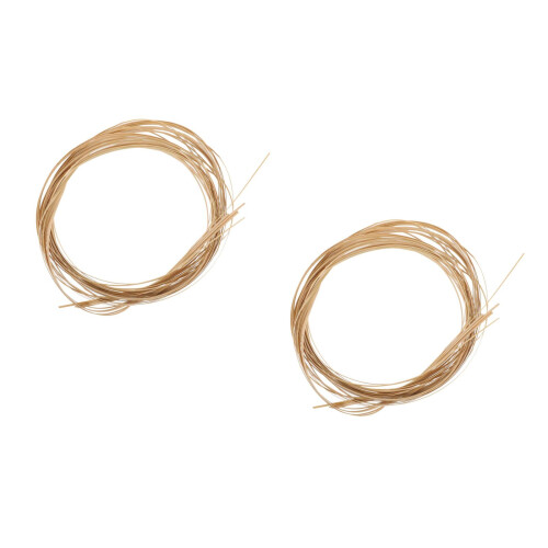 2Rouleaux Bandes En Bambou Flexible Pour Panier Usage DIY