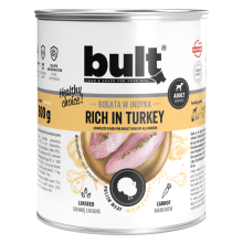 BULT Rich in Turkey - vådfoder til hunde - 24x800 g