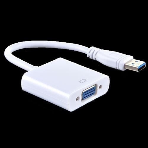 USB 3.0 to VGA Video Converter Multi-Screen Graphics Card Video Display External Cable for Win 7/8
