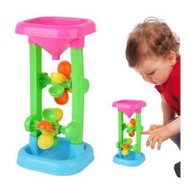 Sand Toy Water Wheel - Two-Wheel Windmill - Bright, Eye-Catching Colors - For Children (Unisex)