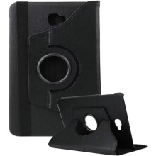 For Samsung Galaxy Tab A 10.1" (2016) T580 T585 Case with 360 Rotating Stand, Shockproof Tablet Cover - Black