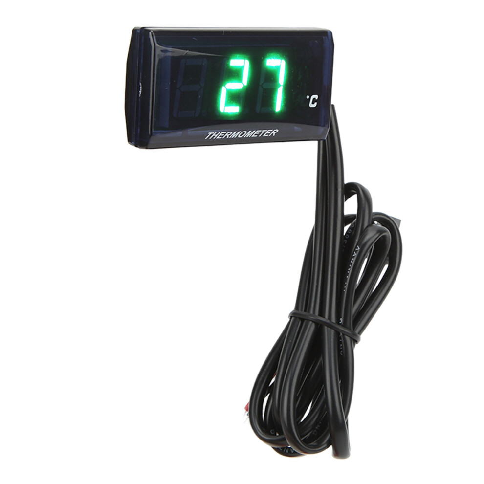 Universal Bike Temp Gauge Backlight Lcd Green 7444352866083