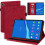 Lenovo Tab M10 Plus (TB-X606F-X) Protective Wallet Case - Shockproof Multifunctional Tablet Case - Red 1