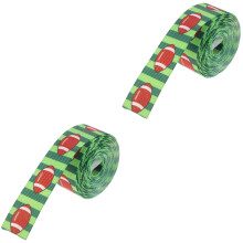 2Rouleaux Ruban Rugby Décoratif Polyester Pour