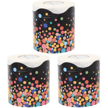 3Rouleaux Bordures Autocollantes Noir Décoratives Pour Tableau Ecole