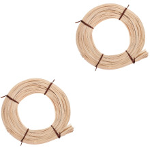 2Rouleaux Kit Rotin Tressage Naturel Kaki Pour Décoration