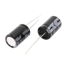 10 Pcs 1000uF 35V Radial Aluminum Electrolytic Capacitors 13mm x 21 mm