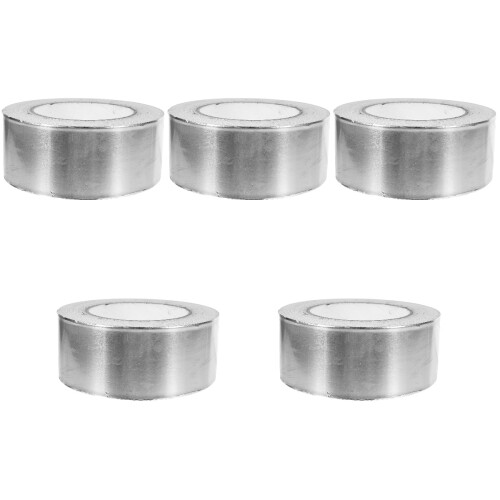 5Rouleaux Ruban Adhésif Aluminium Isolation Résistant Usage