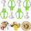 Stainless Steel Quail Egg Scissors Kitchen Tool for Opening Egg Shells, Multiple Colors, Large 1