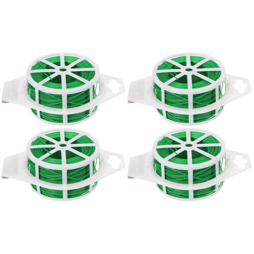 4Rouleaux De Jardinage Vert Réutilisable Pour Plantes Vignes