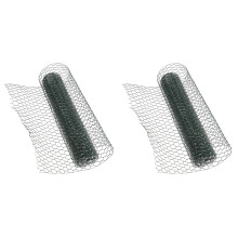 2Rouleaux Clôture Filet Vert Pour Volaille Aménagement Jardin