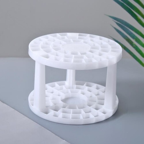 Organizer - KEEJAA - Storage Box - Large Capacity - For Makeup Brushes - White Plastic