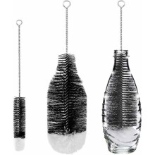 Set of 2 bottle brushes, advanced cleaning brushes for glass bottles, thermoses and baby bottles PZCC
