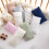 Comfortable Infant Head Support Pillow For Sleeping-small dots 2