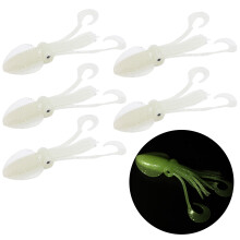 Glow Octopus Lure 5pk Saltwater