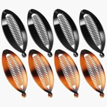 SDF7554 Banana Clips 8 Pack Fish Banana Hair Clips for Sports, Daily Life, Work and Hair Clips