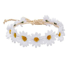 Set of 3 daisy flower headbands, elegant sunflower crown, wedding hair crown, festival, bohemian