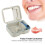 ARAMOX Denture Case - Storage Box for False Teeth - With Mirror and Brush - For Dentures 1